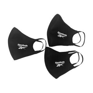 Reebok Face Mask Cover (3 Pack) Black Size N Unisex 2041